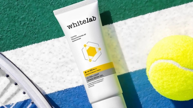 Sunscreen dengan tekstur gel. (Shopee)