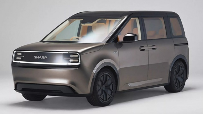 Mobil listrik konsep Sharp (Carscoops)