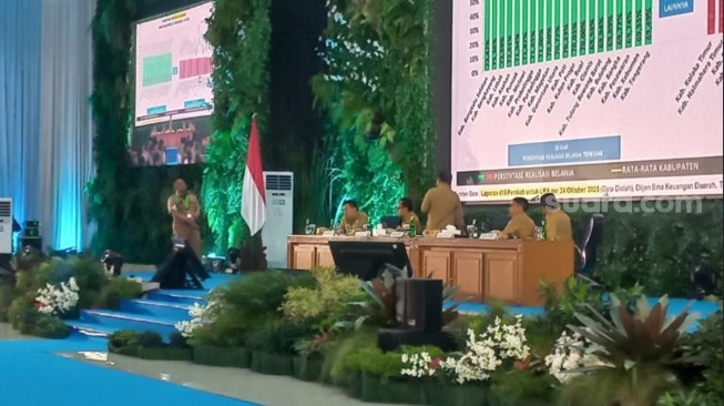 Mendagri Tito Karnavian mendadak menyetrap Kepala Badan Perencana Pembangunan Daerah (Bappeda) Bojonegoro, Achmad Gunawan Ferdiansyah. (Suara.com/Fakhri)