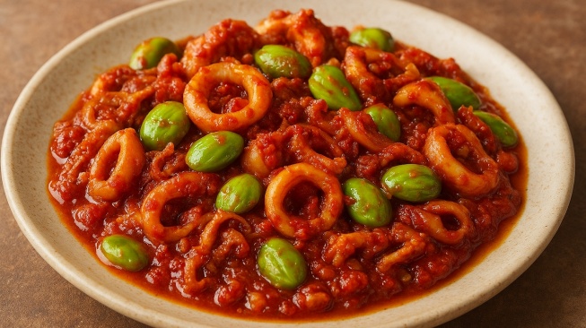 Resep Sambal Pete Cumi Balado, Pedasnya Nendang!