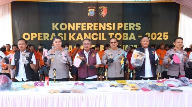 226 Bandit di Sumut "Dibungkus" Selama Operasi Kancil Toba 2025