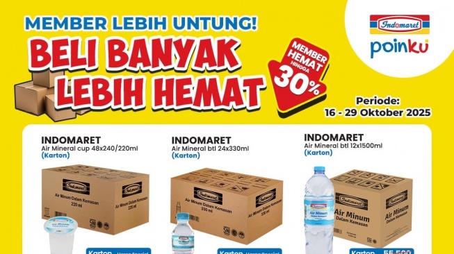 Beli Banyak Lebih Hemat di Indomaret: Diskon Spesial Hingga 30 Persen Khusus Member