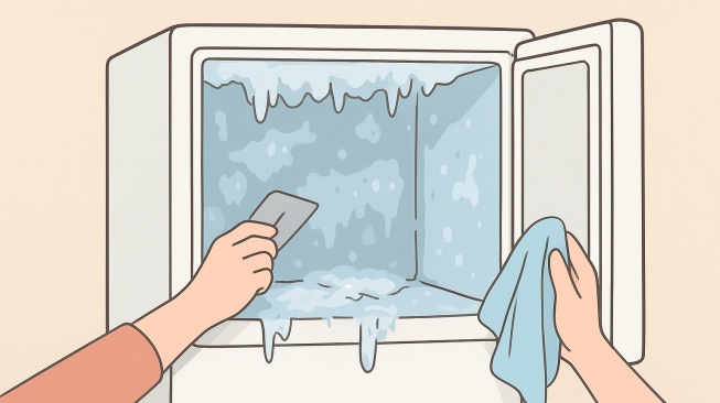 Tips Efektif Membersihkan Bunga Es di Freezer Tanpa Cabut Listrik