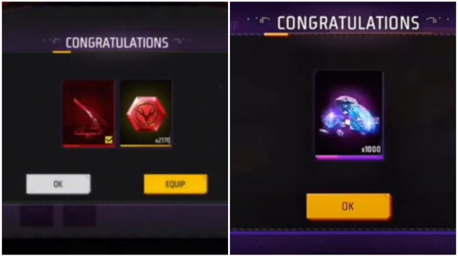 57 Kode Redeem FF Terbaru 27 Oktober 2025: Ada Skin Crimson dan SG2 OPM