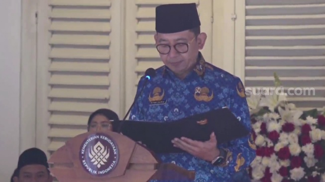 Upacara Peringatan Hari Sumpah Pemuda ke-97, Fadli Zon ke Generasi Muda: Kalian Penentu Sejarah