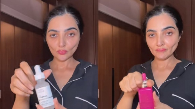Ashanty Pamer Rutinitas Skincare Super Lengkap, tapi Netizen Soroti Wajahnya yang Terlihat Kurus (TikTok)