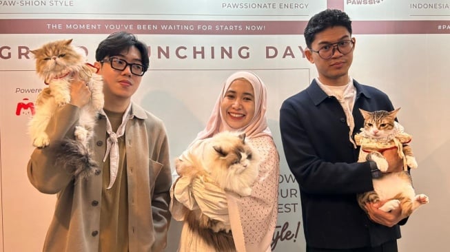 Dokter Hewan, drh. Ricki Halim dalam acara peluncuran brand fashion anabul Pawssionate di Sudirman, Jakarta Selatan, Sabtu (25/10/2025).[Suara.com/Dini Afrianti]