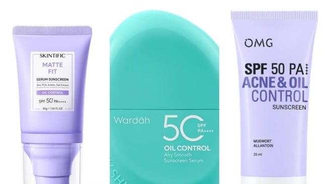 5 Rekomendasi Sunscreen dengan Formula Oil-Control, Tidak Bikin Kulit Berminyak