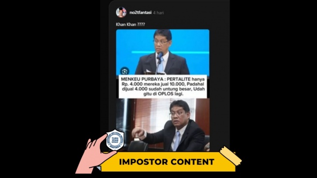 CEK FAKTA: Menkeu Purbaya Bilang Pertalite Cuma Rp 4.000