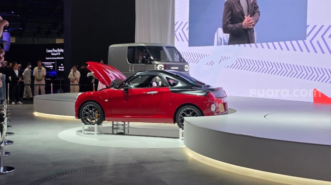 Daihatsu Motor Corporation (DMC) Membawa Jajaran Mobil Konsep Masa Depan di JMS 2025. (Foto: SUARA.COM/Manuel Jeghesta)