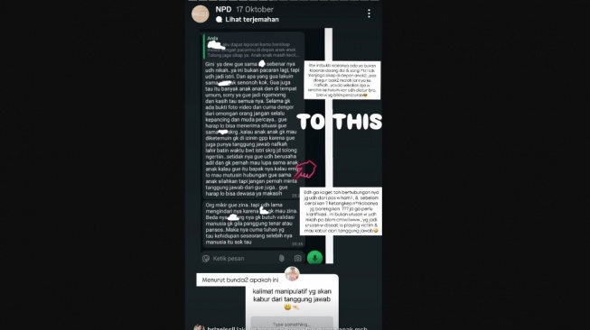 Unggahan Tengku Dewi. [Instagram]