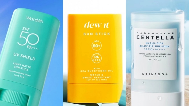 6 Rekomendasi Sunscreen Stick Terbaik: Praktis Dibawa, Reapply Mudah Tanpa Tangan