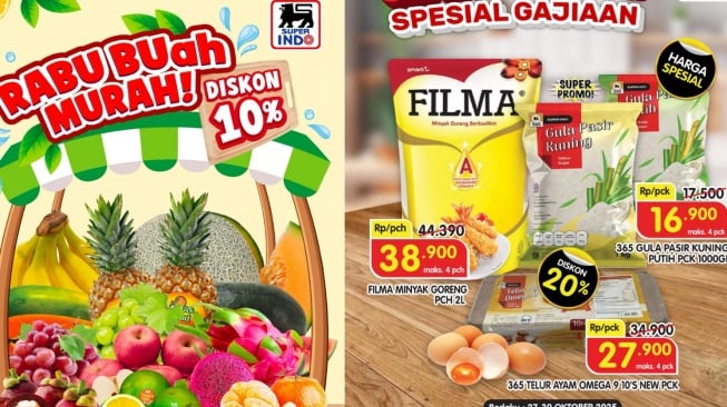 Promo Superindo Hari Ini 29 Oktober 2025: Belanja Super Hemat dari Minyak Goreng hingga Buah