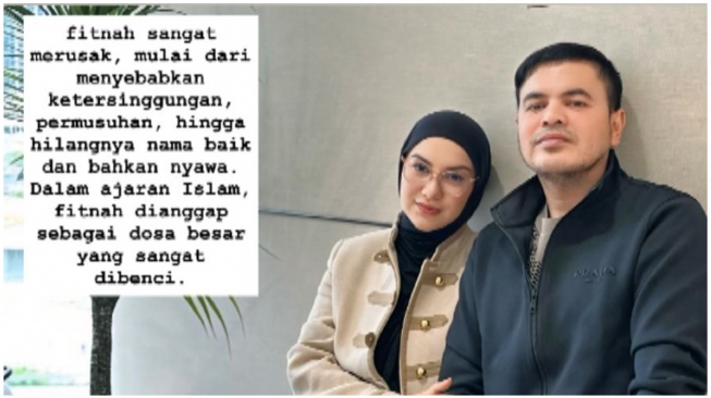 Suami Irish Bella, Haldy Sabri singgung dosa fitnah dan panjatkan doa pasrah (Instagram)