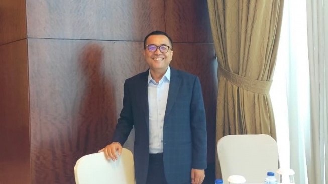 Kariyanto Hardjosoemarto, Chief Executive Officer (CEO) VinFast Indonesia dalam bincang-bincang eksklusif bersama Suara.com (Suara.com/CNR ukirsari)