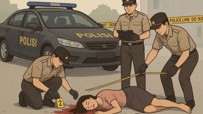 Mobil Berisi 4 Personel Polda Sumut Tabrak Wanita hingga Kritis di Medan