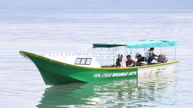 Lewat "Kapal Literasi Moh. Hatta", Pegadaian Dorong Akses Pendidikan di Timur Indonesia