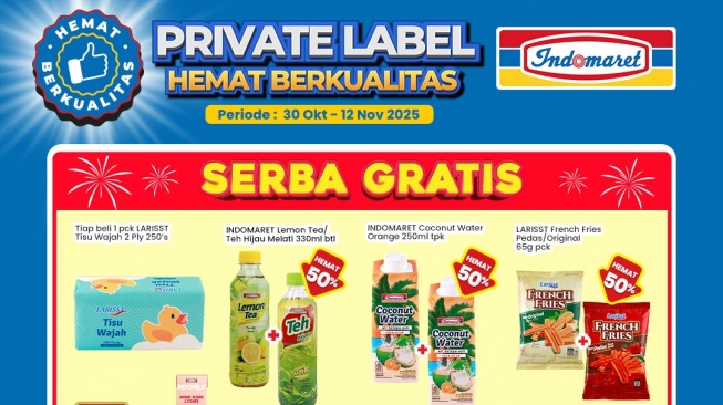 Cek Katalog Super Hemat Indomaret: Diskon Hingga 45 Persen Mulai Hari Ini
