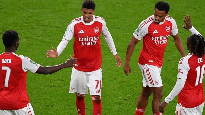 Mantan Lawan Arsenal Yakin The Gunners Juara Premier League dan Liga Champions [Instagram Arsenal]