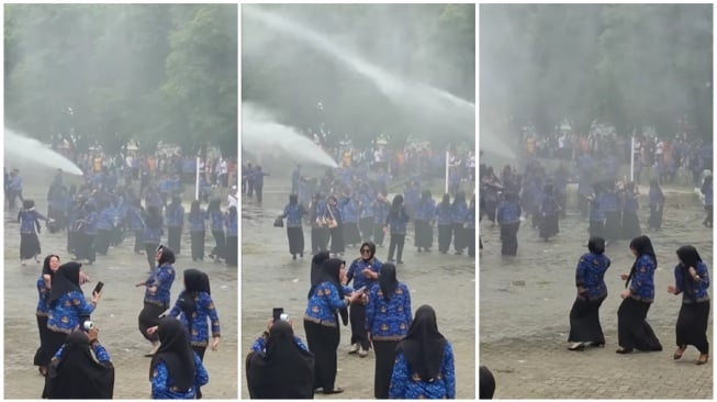 Ribuan PPPK paruh waktu bersuka ria setelah resmi dilantik (Instagram)