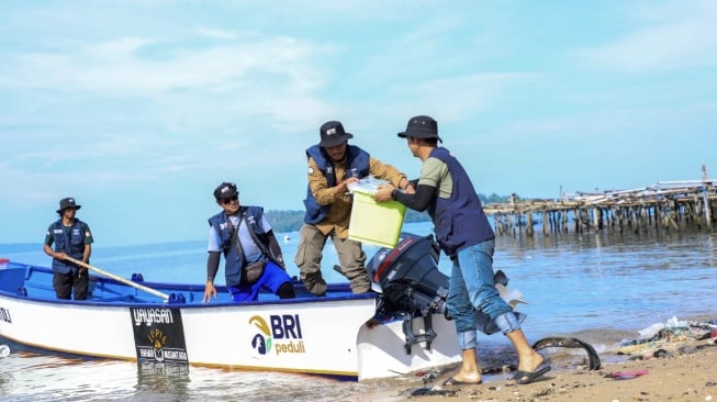 BRI Peduli Luncurkan 'Perahu Literasi' Tolitoli Demi Pendidikan Inklusif di Pesisir
