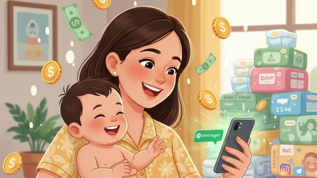 5 Link DANA Kaget Terbaru: Bunda Happy, Stok Pampers Aman
