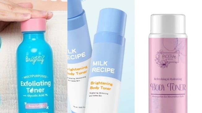 Rekomendasi body toner. 