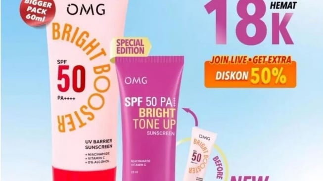 Sunscreen Murah di Bawah Rp30 Ribu. (Shopee)