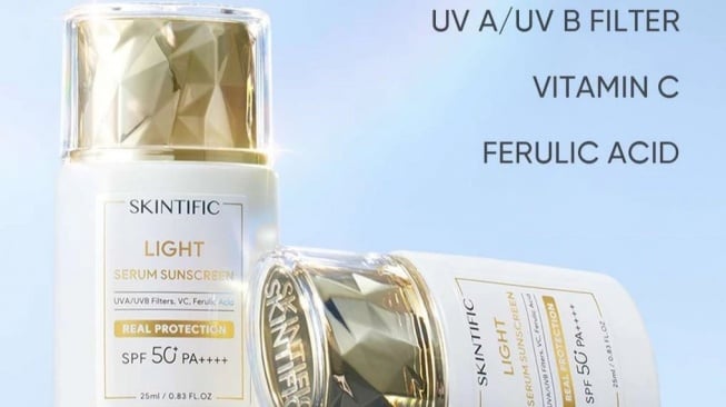 Chemical Sunscreen untuk Atasi Flek Hitam. (Shopee)