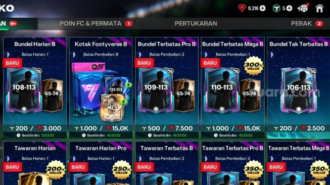 18 Kode Redeem FC Mobile 2 November 2025, Klaim Pemain Gratis OVR 113 Terbatas