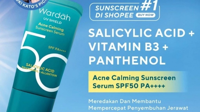 Sunscreen Wardah. (Shopee/Wardah Official Shop)