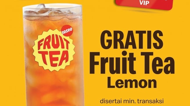 Gratis Fruit Tea Lemon di McD, Cek Syarat dan Ketentuan Di Sini