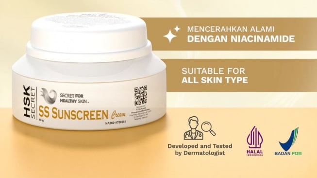 Chemical Sunscreen untuk Atasi Flek Hitam. (Shopee)