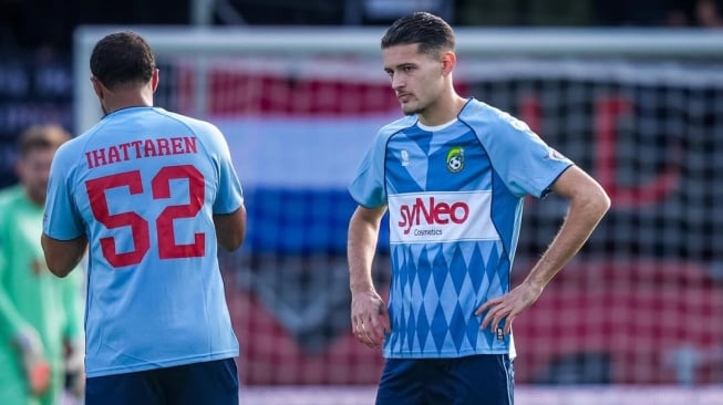 Main 14 Menit, Dapat Kartu Kuning: Begini Rating Justin Hubner Saat Fortuna Dibantai PSV