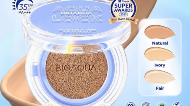 BIOAQUA AquaLock ALL DAY Hybrid Cushion (Shopee)