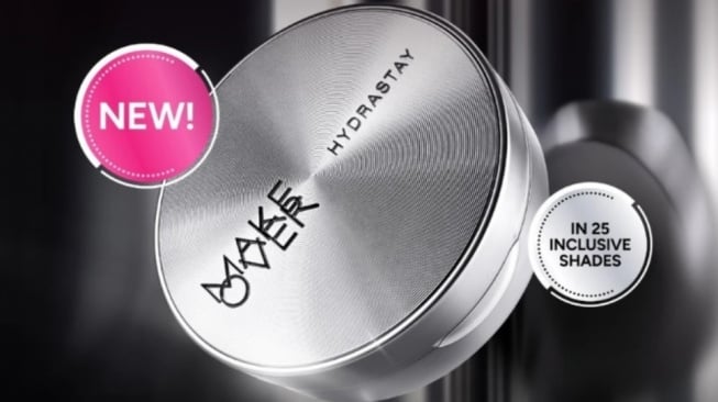 MAKE OVER Hydrastay Prismatic Glass Cushion (Shopee)