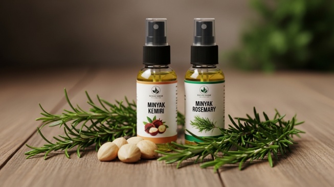 Minyak kemiri vs minyak rosemary (Google Studio AI)