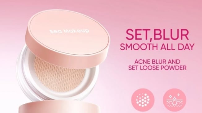 Sea Makeup Acne Blur and Set Loose Powder (Shopee)