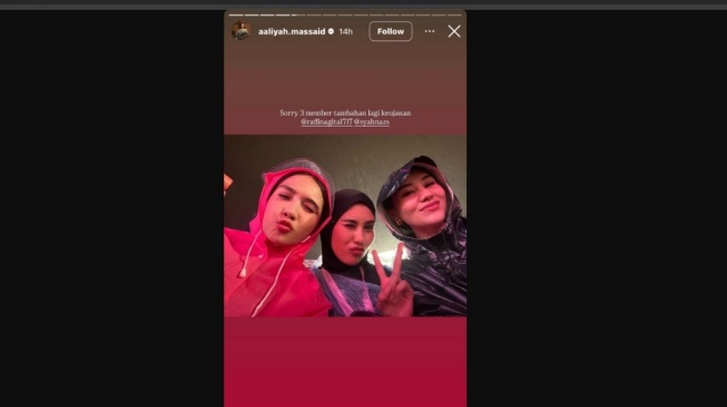 Momen Kocak Geng Nagita Slavina Nyasar di Konser BLACKPINK. [Instagram]