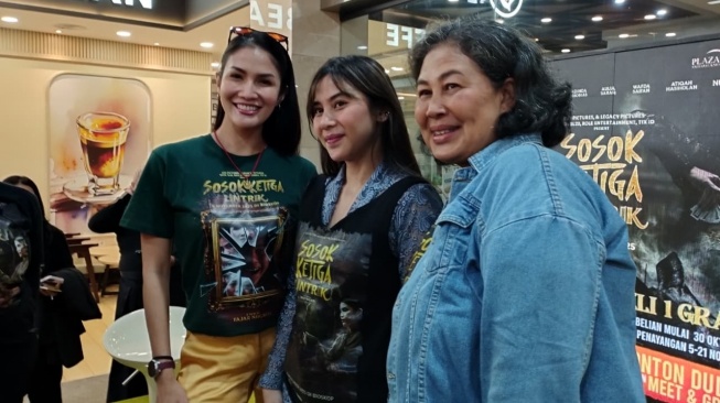 Bukan Horor Biasa, Adinda Thomas & Aulia Sarah Optimis Sosok Ketiga: Lintrik Tembus 3 Juta Penonton