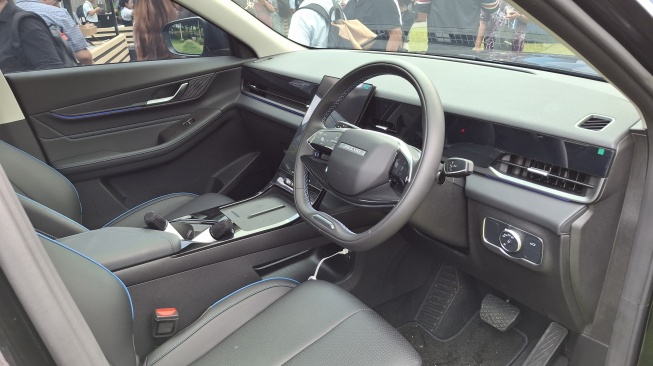 Jaecoo Rilis J5 EV Incar Segmen SUV Listrik di Indonesia dengan Harga Rp 200 Jutaan. (Foto: SUARA.COM/Michele Alessandra)