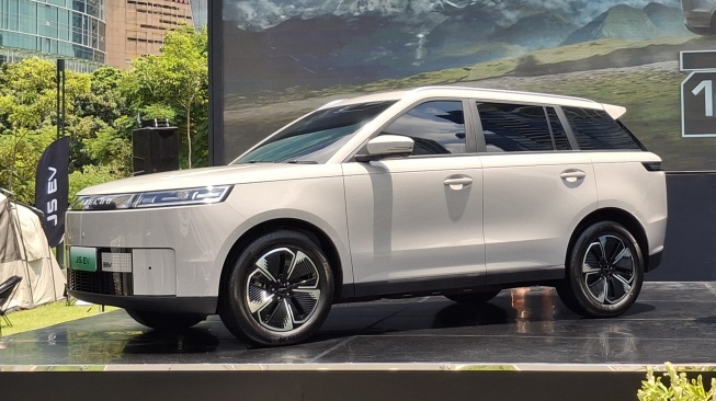 Jaecoo Rilis J5 EV Incar Segmen SUV Listrik di Indonesia dengan Harga Rp 200 Jutaan. (Foto: SUARA.COM/Michele Alessandra)