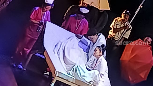 Pementasan Teater Indonesia Kita ke-44 Digelar di Taman Ismail Marzuki (TIM) pada 1 November 2025 [Suara.com/Rena Pangesti]