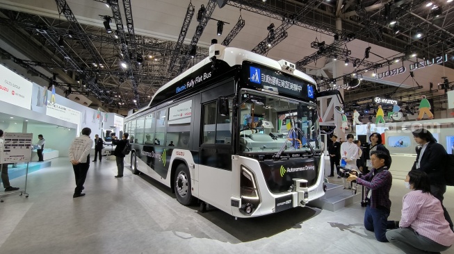 Bus Listrik Isuzu, dengan Teknologi Kemudi Otonom, Akan Beroperasi Tahun 2027