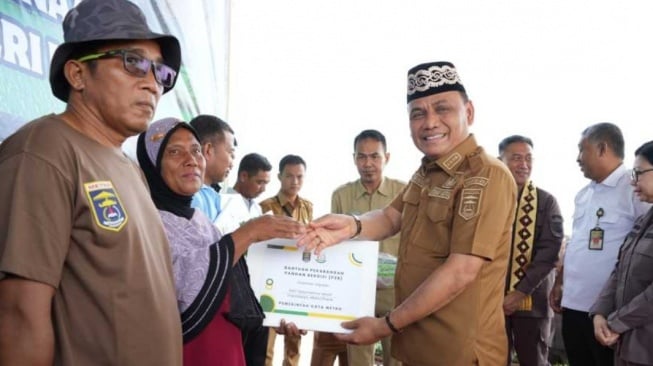 Di Kota Metro ada 35 kelompok tani dalam program Petani Mitra Adhyaksa (PMA) di bawah pendampingan Kejaksaan Negeri Metro (Dok: Diskominfo Kota Metro Lampung)