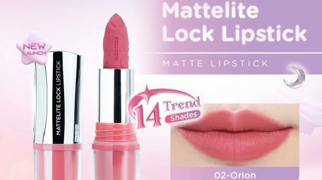 Lipstik untuk bibir kering yang murah dan tahan lama. (Shopee)