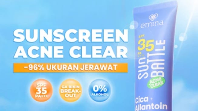 Emina Sun Battle SPF 35 PA +++ (Dok. brand)