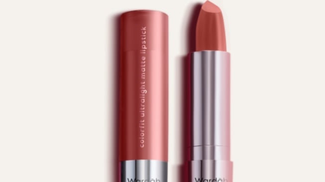 Wardah Colorfit Ultralight Matte Lipstik (Caramel Nude). [Wardah]