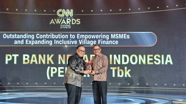 Berdayakan UMKM dan Keuangan Inklusif Desa, BNI Raih Outstanding Contribution to Empowering MSMEs