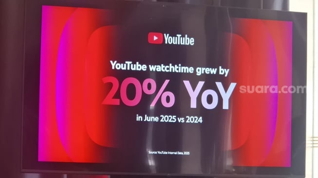 Jumpa pers YouTube Festival di Jakarta, Rabu (5/11/2025). [Suara.com/Dythia]